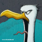 Preview: Canvas Dekostoff Seagull Ole Panel by Thorsten Berger